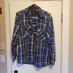 Big and tall XL men's heavy outdoor flannel